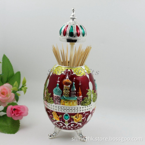 Shinny Gifts New Year Decoration Automatic Toothpick Holder for Home Decoration